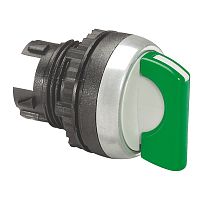 Переключатель с рукояткой - Osmoz - для комплектации - без подсветки - IP 66 - 2 положения с фиксацией - зеленый | код 023906 |  Legrand
